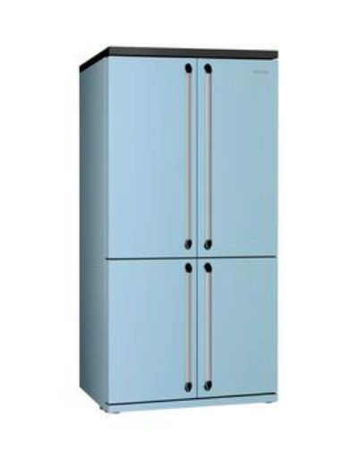 Smeg Fq960Pb American Style 4-Door No Frost Fridge Freezer - Pastel Blue Smeg Fq960Pb American Style 4-Door No Frost Fridge Freezer - Pastel Blue